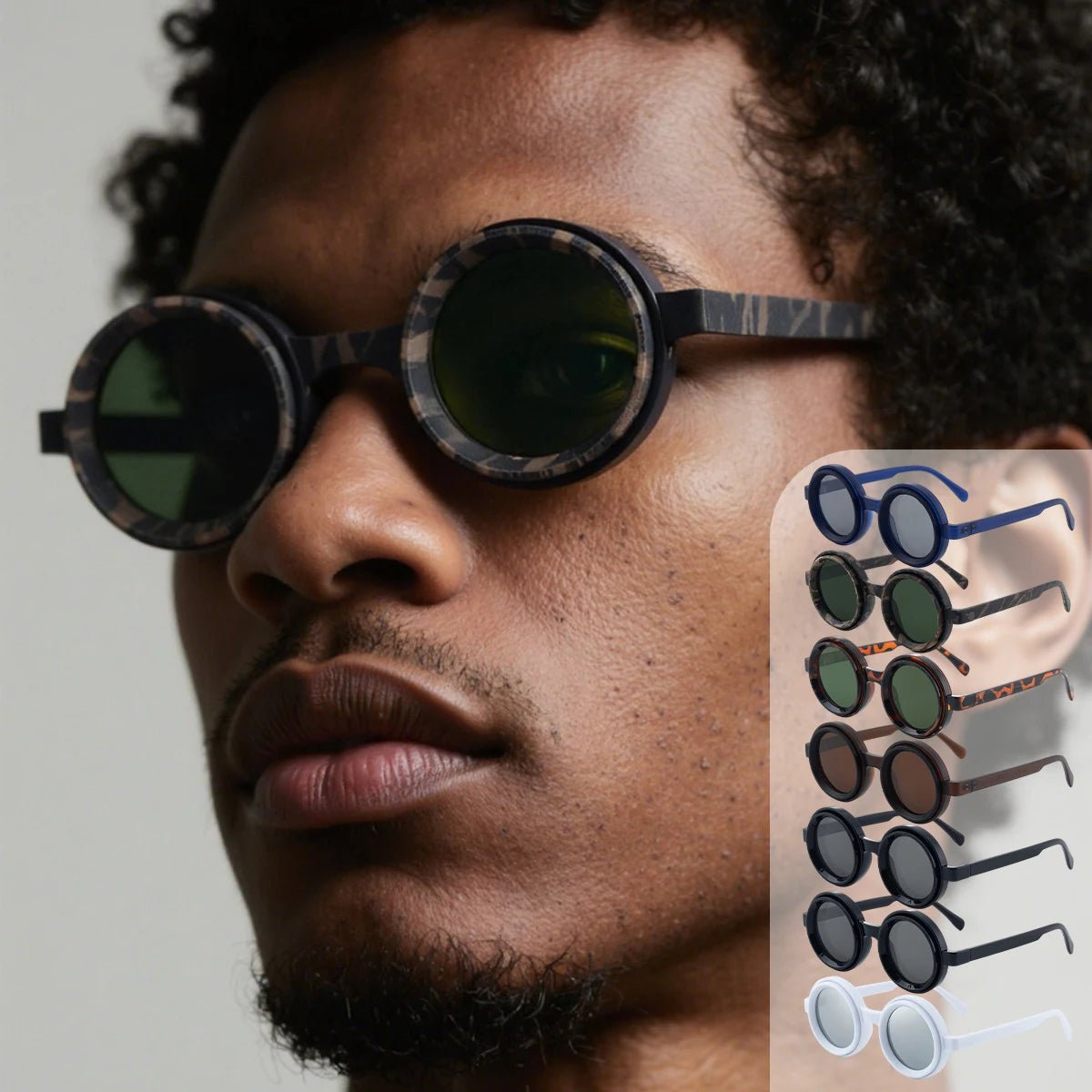 360 ° New ND Adjustable Sunglasses Unisex Polarized+Rotating Glasses UV - resistant High Quality PC Frame Zoom Sunglasses - BritShade