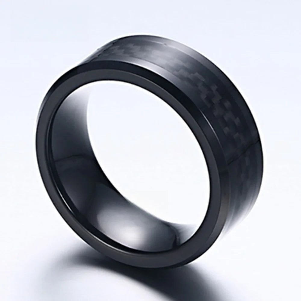 8mm Tungsten Steel Carbide Wedding Band for Men and Women - BritShade