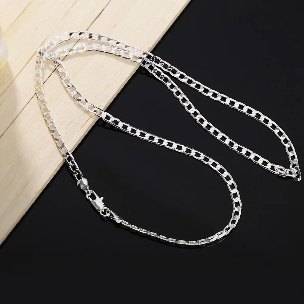 925 silver chain with lobster clasp 40 - 75 cm - BritShade