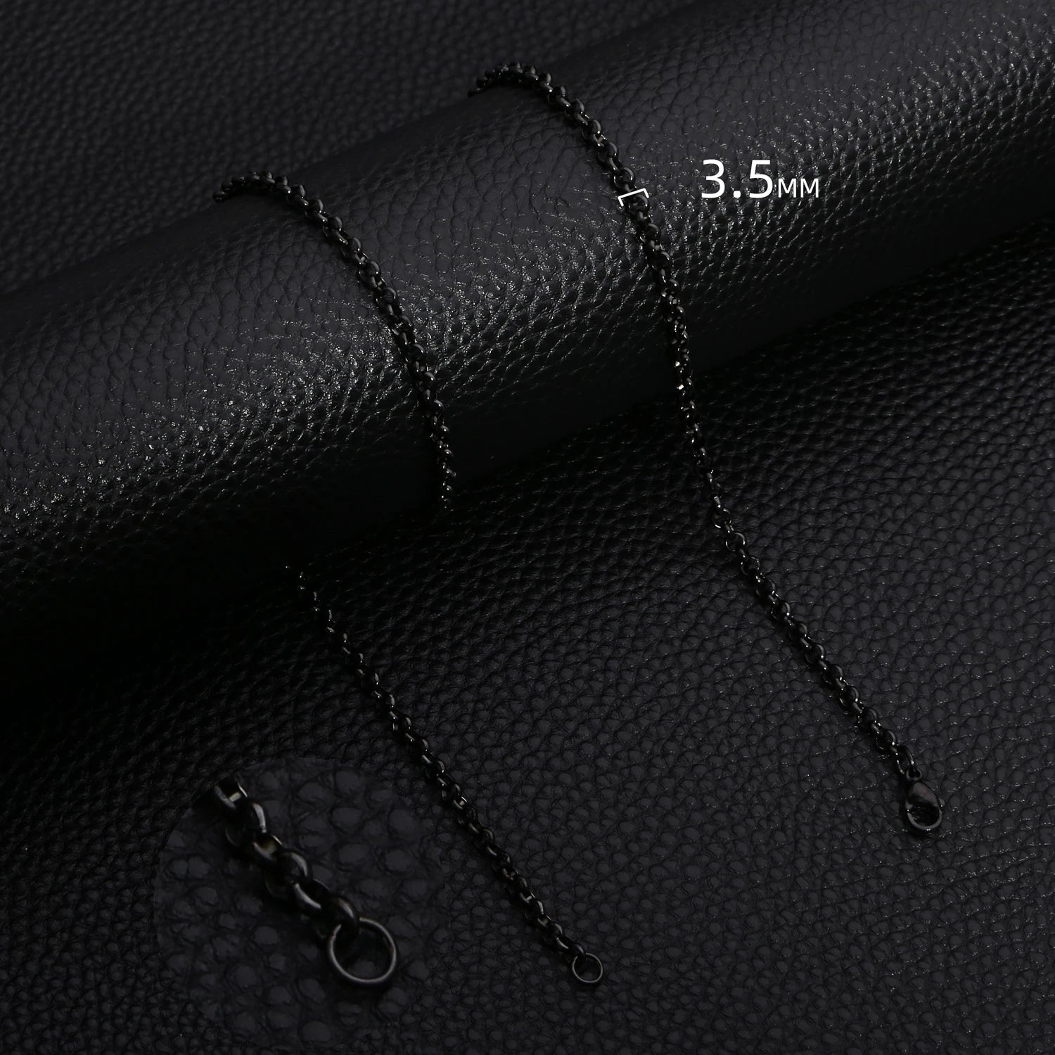 A bold black chain necklace crafted from premium stainless steel — perfect for men who value strength, confidence, and refined style. - BritShade