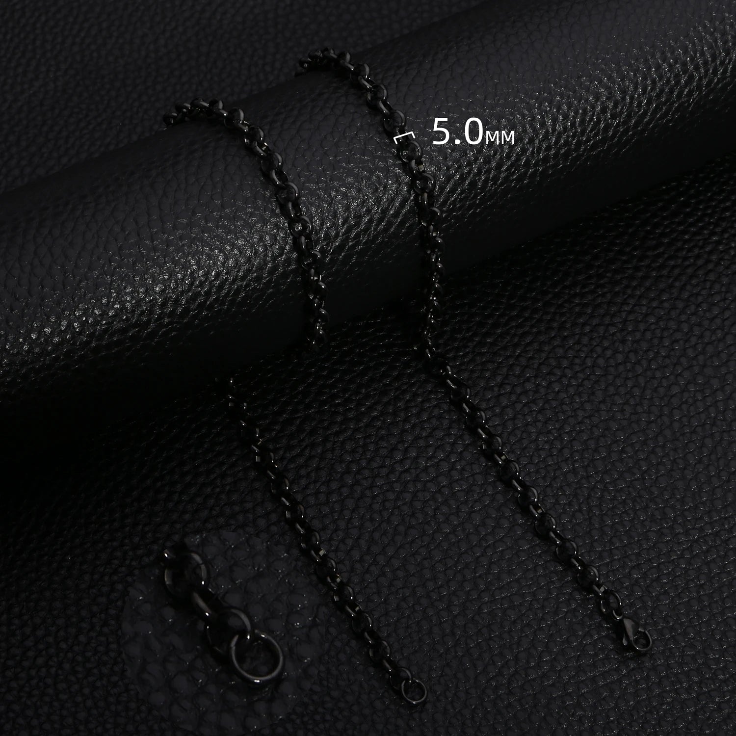 A bold black chain necklace crafted from premium stainless steel — perfect for men who value strength, confidence, and refined style. - BritShade