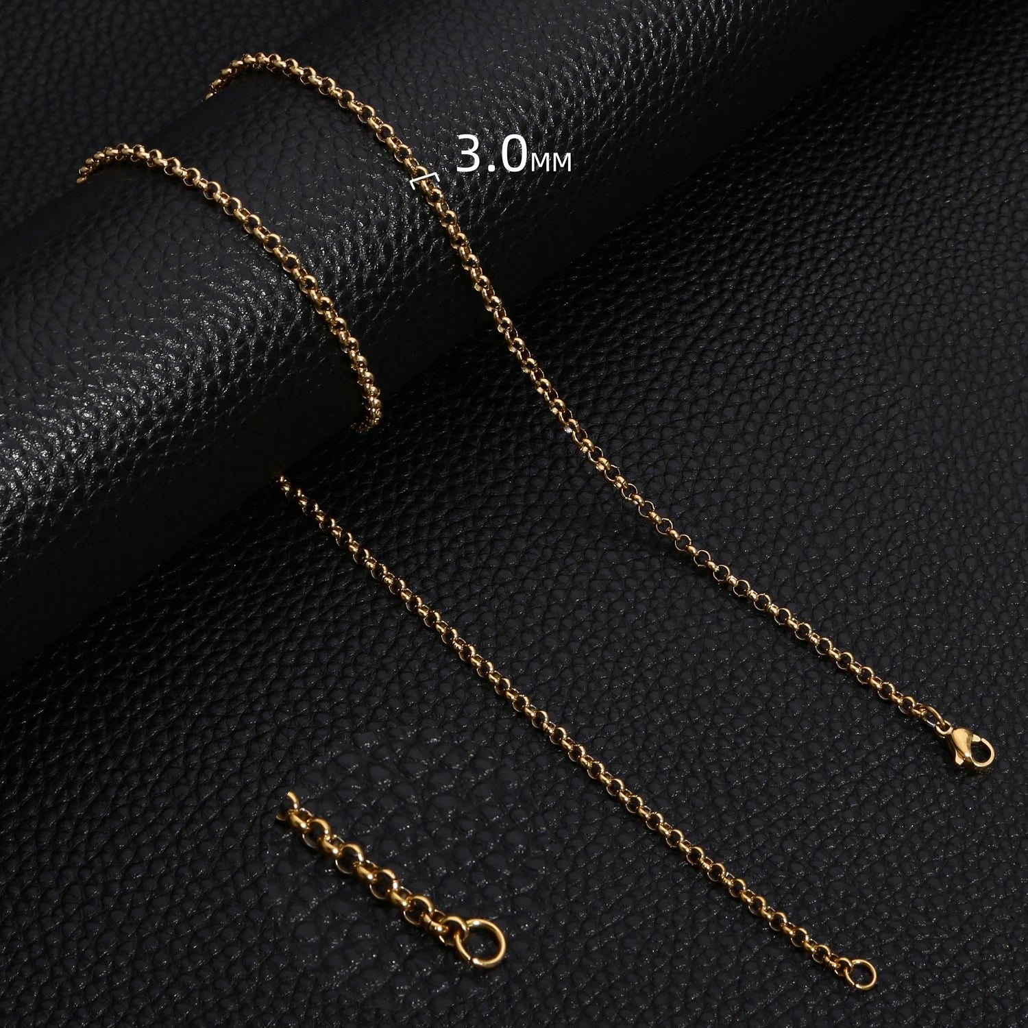 A bold black chain necklace crafted from premium stainless steel — perfect for men who value strength, confidence, and refined style. - BritShade