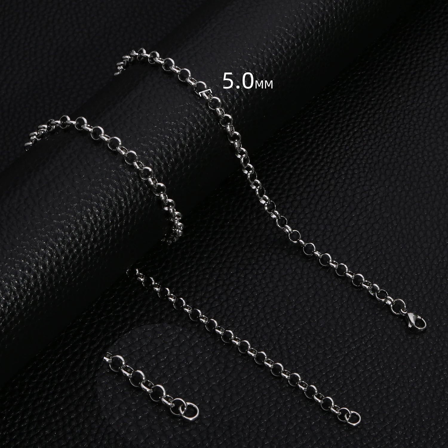 A bold black chain necklace crafted from premium stainless steel — perfect for men who value strength, confidence, and refined style. - BritShade