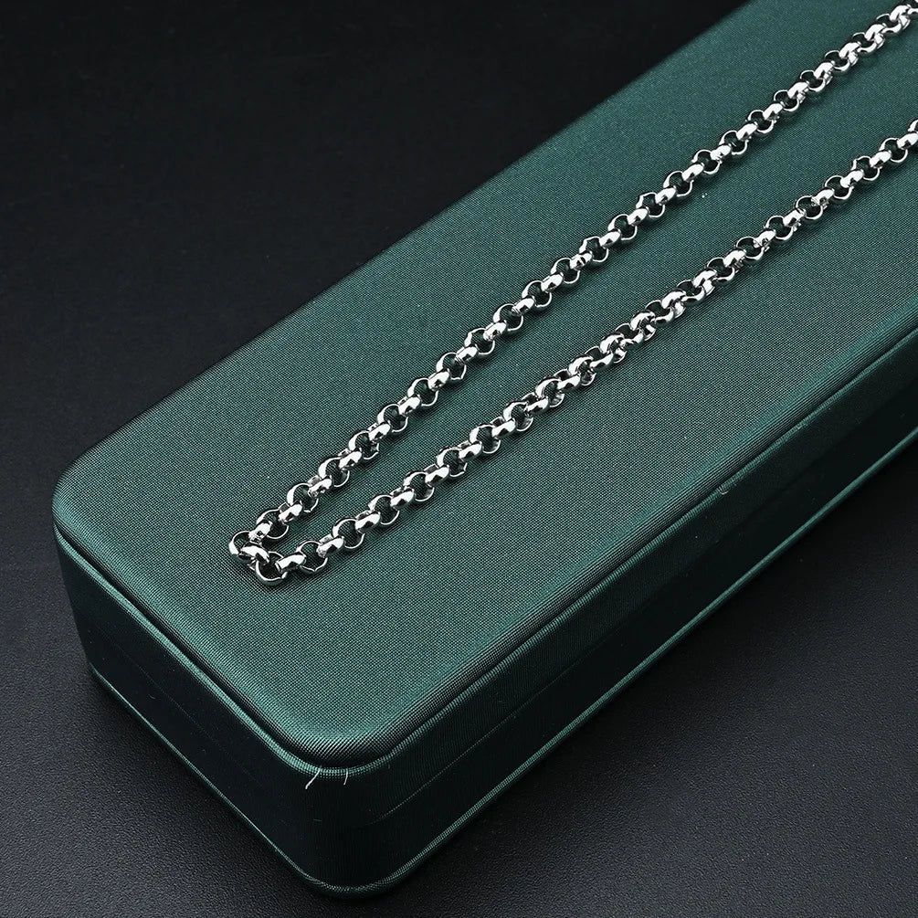 A bold black chain necklace crafted from premium stainless steel — perfect for men who value strength, confidence, and refined style. - BritShade