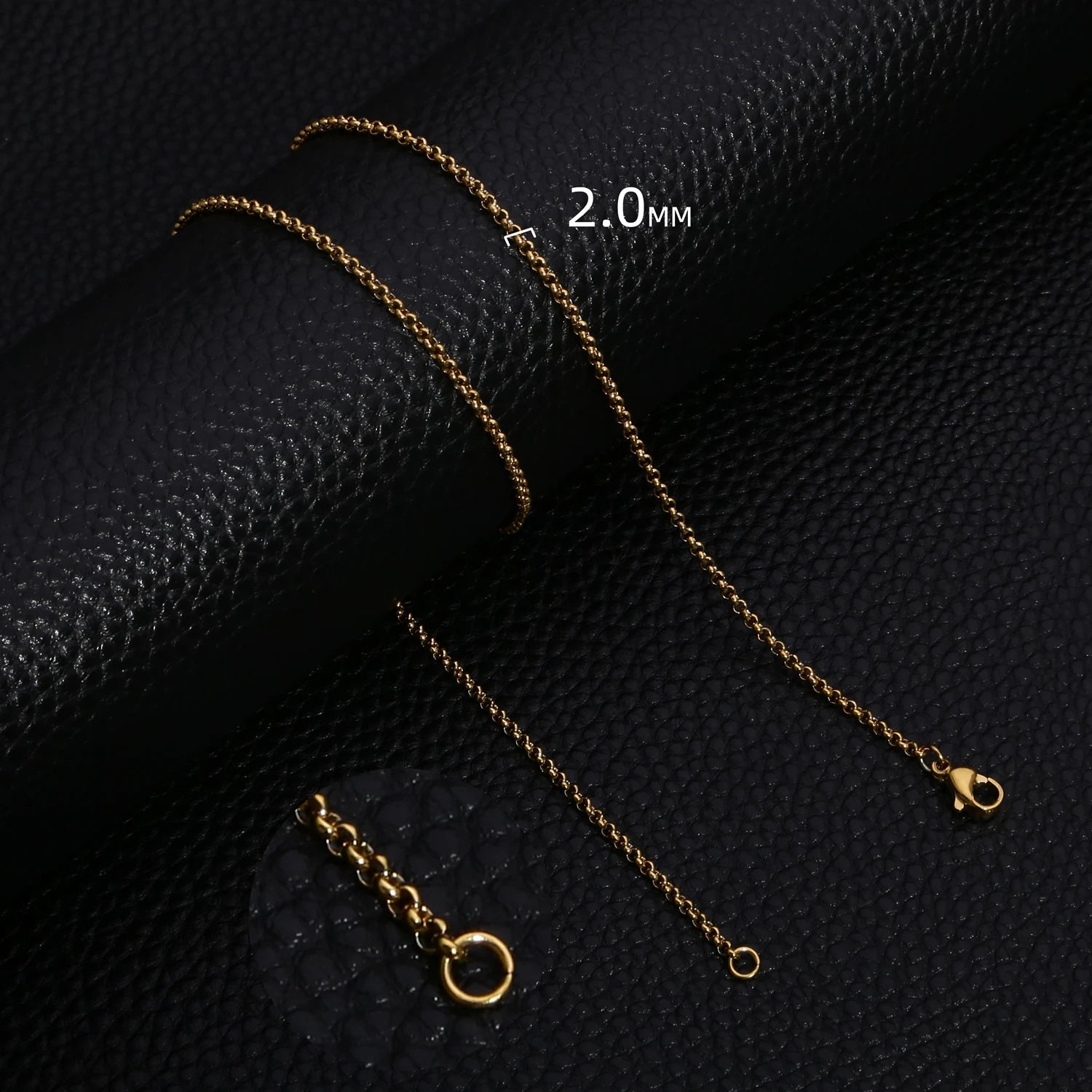 A bold black chain necklace crafted from premium stainless steel — perfect for men who value strength, confidence, and refined style. - BritShade