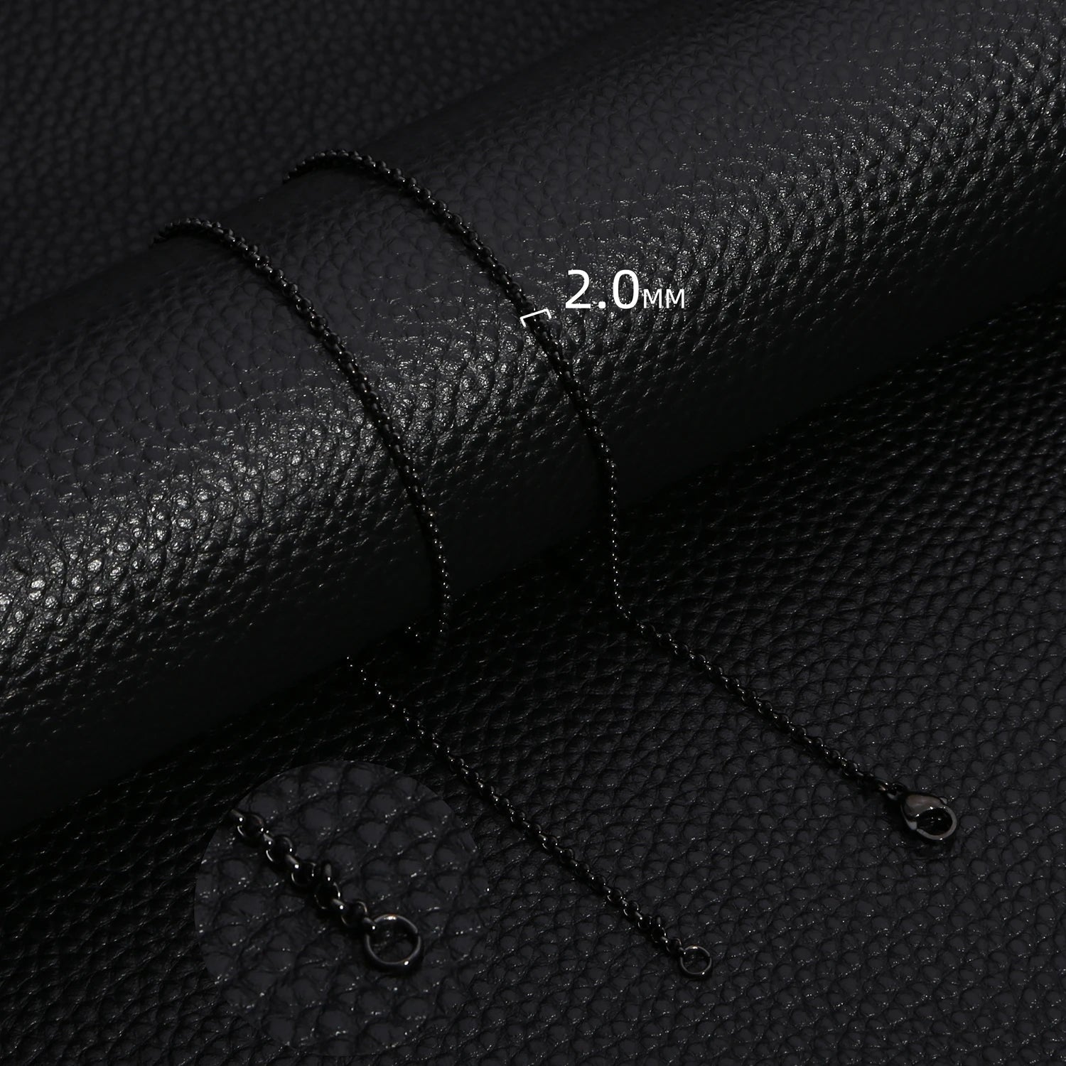 A bold black chain necklace crafted from premium stainless steel — perfect for men who value strength, confidence, and refined style. - BritShade
