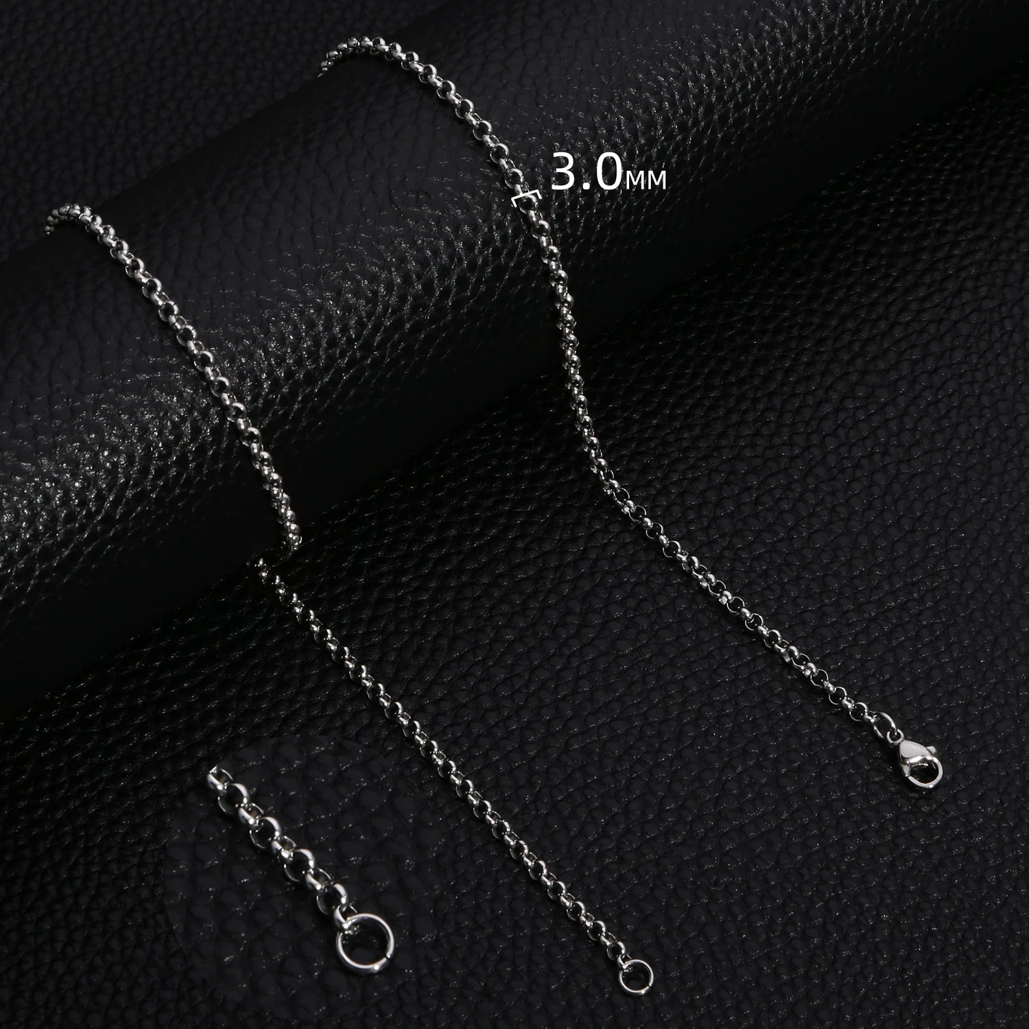 A bold black chain necklace crafted from premium stainless steel — perfect for men who value strength, confidence, and refined style. - BritShade