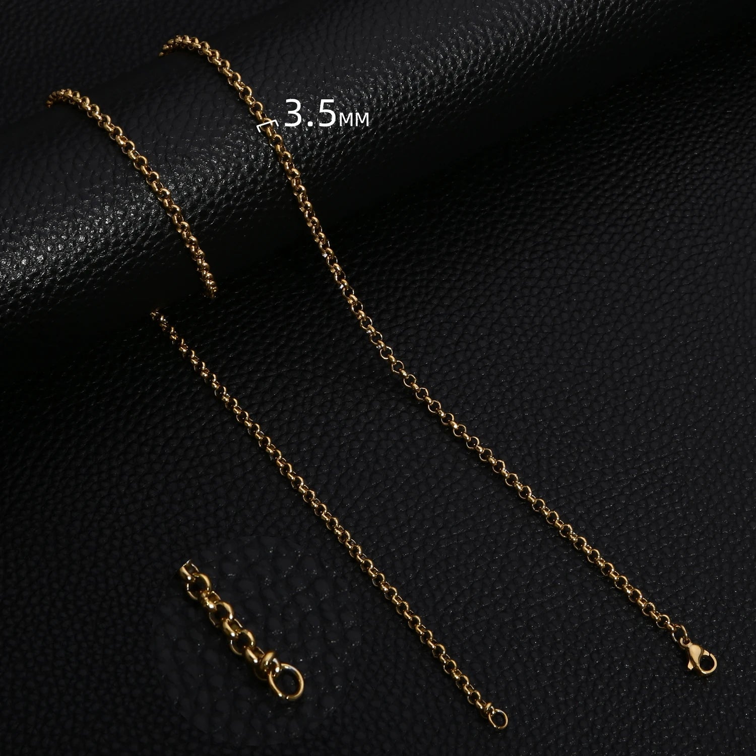 A bold black chain necklace crafted from premium stainless steel — perfect for men who value strength, confidence, and refined style. - BritShade