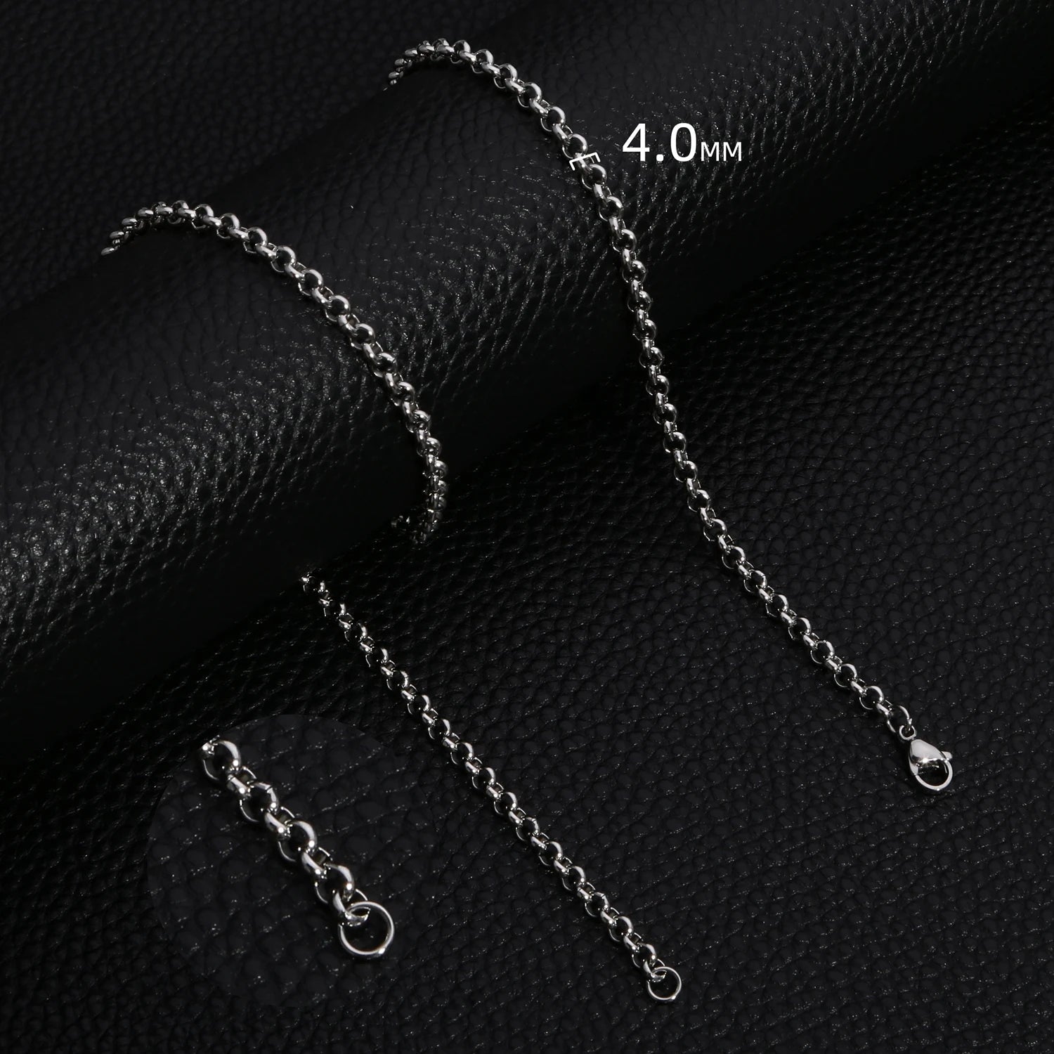A bold black chain necklace crafted from premium stainless steel — perfect for men who value strength, confidence, and refined style. - BritShade
