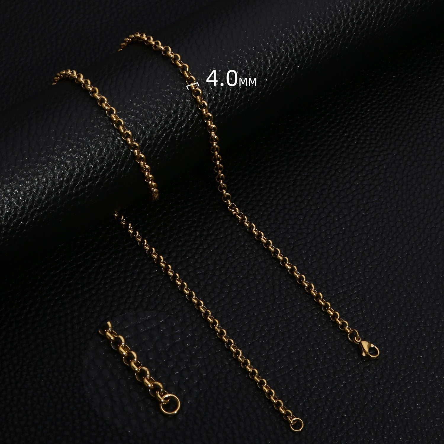 A bold black chain necklace crafted from premium stainless steel — perfect for men who value strength, confidence, and refined style. - BritShade