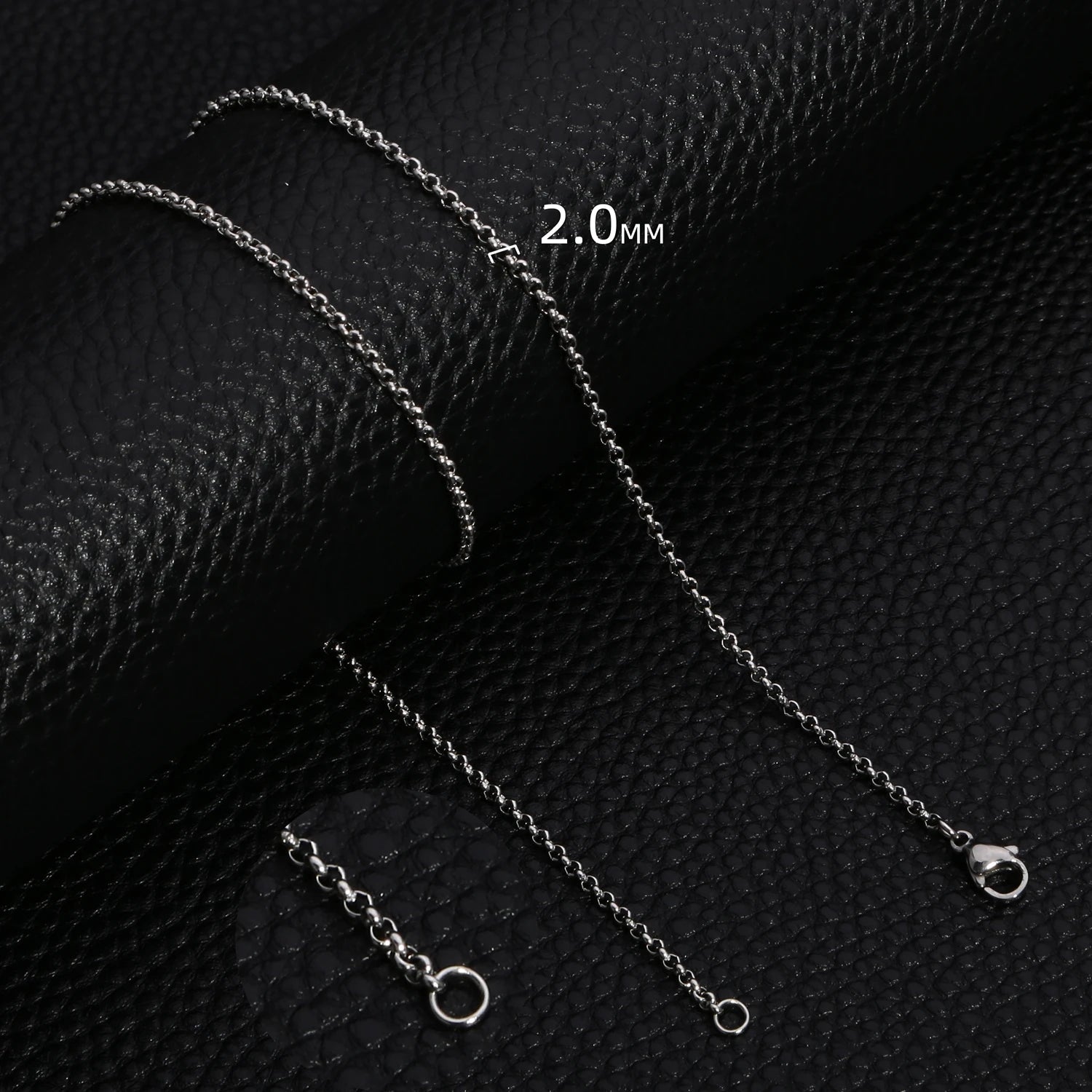 A bold black chain necklace crafted from premium stainless steel — perfect for men who value strength, confidence, and refined style. - BritShade
