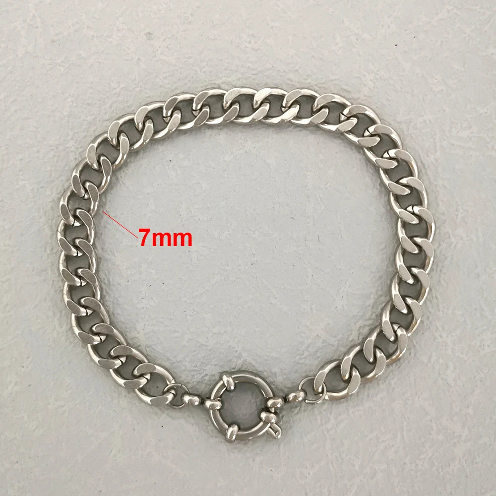 Anchor Clasp Bracelet for Women and Men, Stainless Steel Twisted Rope Chain - BritShade