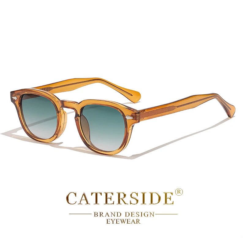 CATERSIDE Retro Round Sunglasses – Punk Style UV400 Luxury Eyewear - BritShade