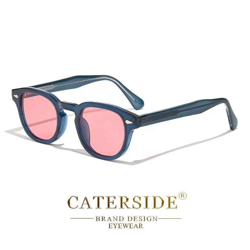 CATERSIDE Retro Round Sunglasses – Punk Style UV400 Luxury Eyewear - BritShade