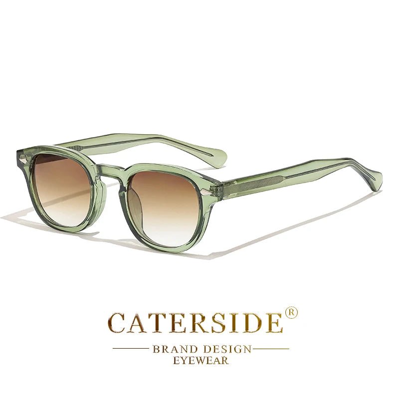 CATERSIDE Retro Round Sunglasses – Punk Style UV400 Luxury Eyewear - BritShade