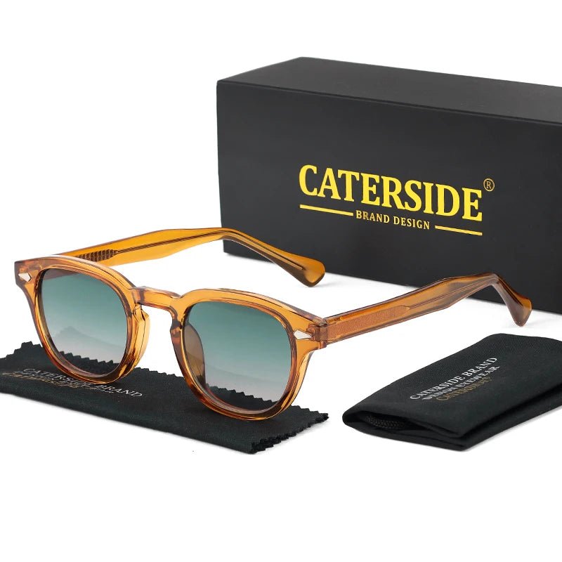 CATERSIDE Retro Round Sunglasses – Punk Style UV400 Luxury Eyewear - BritShade