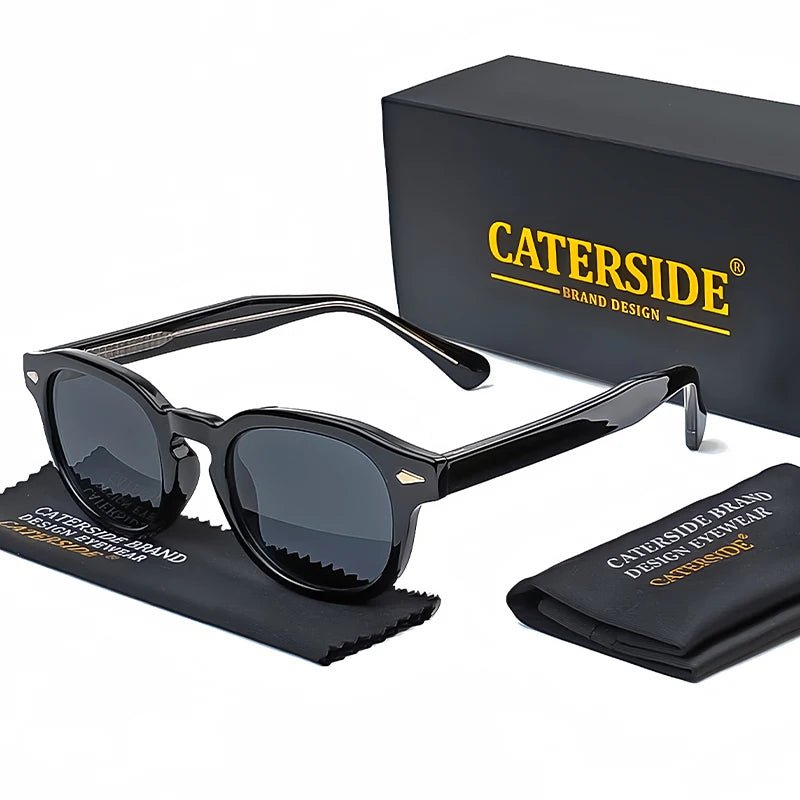 CATERSIDE Retro Round Sunglasses – Punk Style UV400 Luxury Eyewear - BritShade