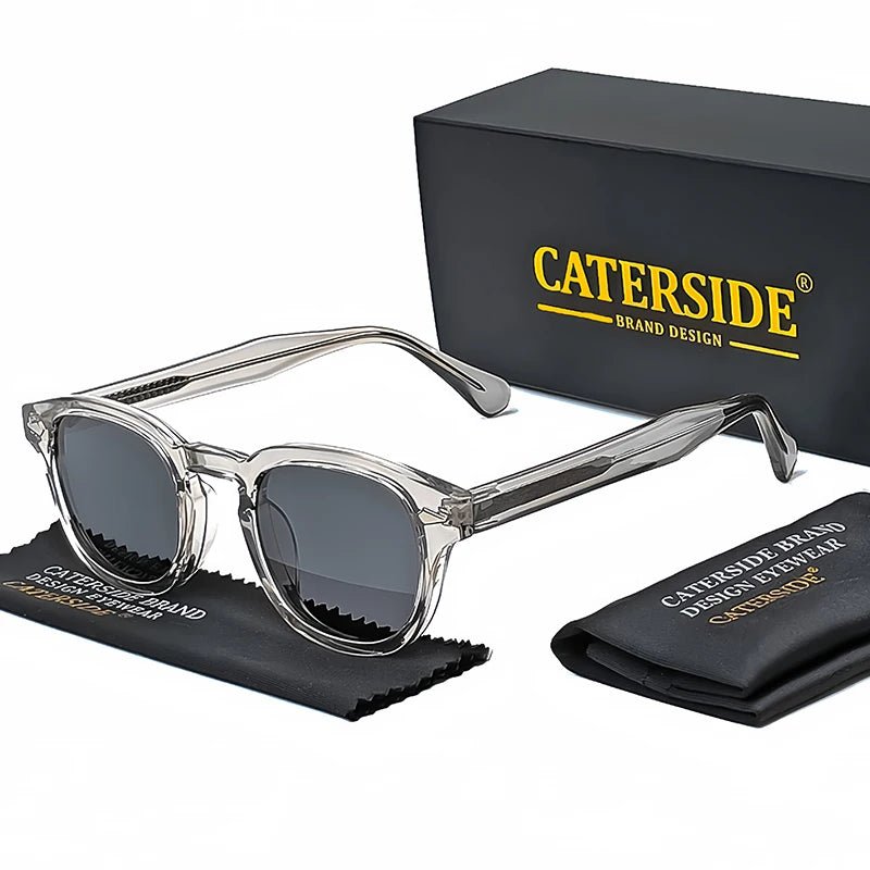 CATERSIDE Retro Round Sunglasses – Punk Style UV400 Luxury Eyewear - BritShade