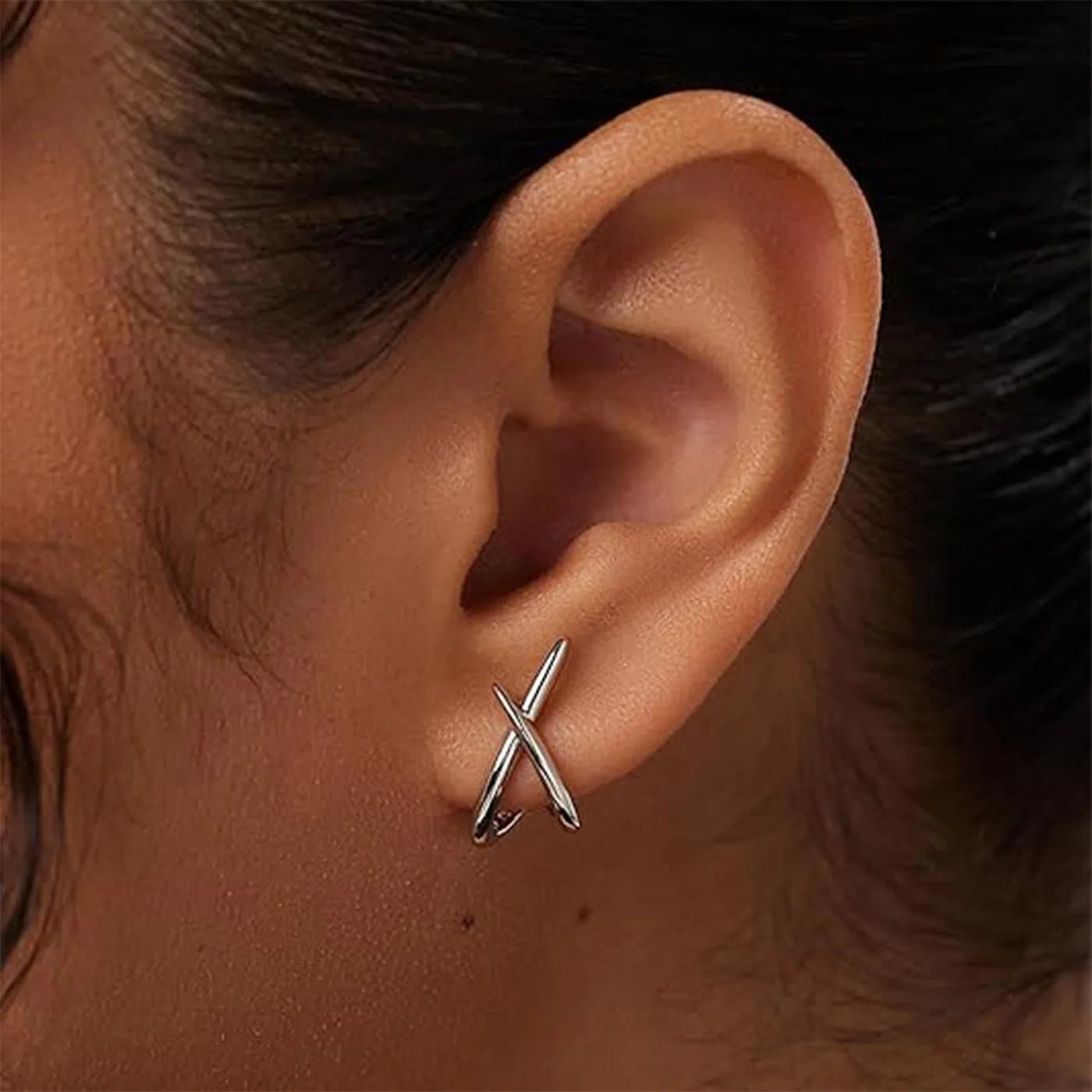 Cross earrings for women and girls, simple and delicate minimalist accessories - BritShade