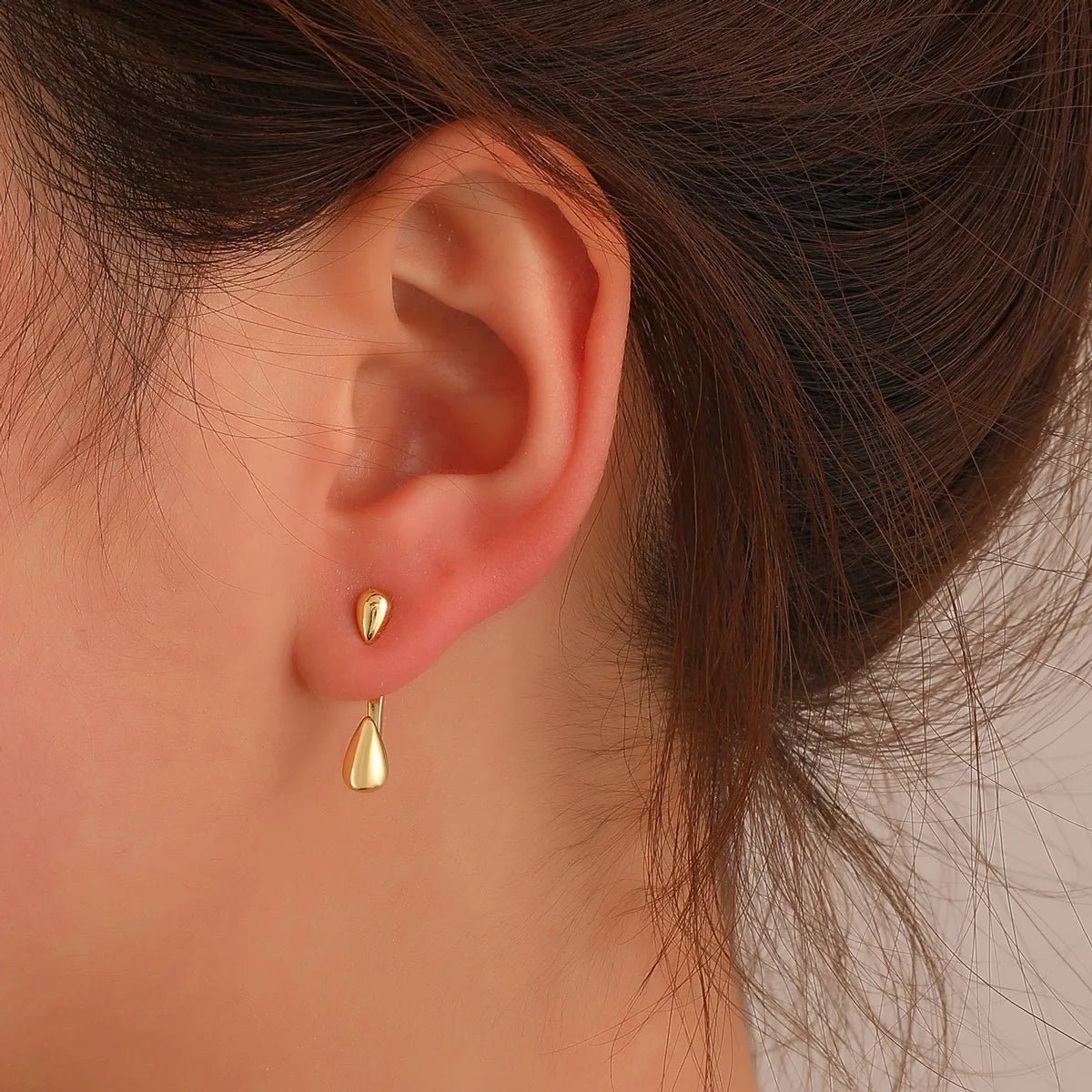 Earrings with detachable triangles - BritShade