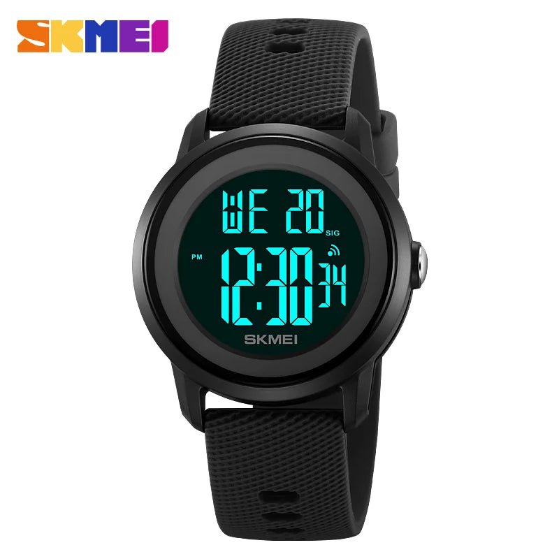 Fashion Digital Watches Waterproof Sports LED Display Wristwatch with Alarm Unisex Watch - BritShade