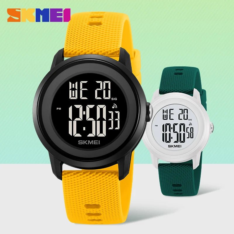 Fashion Digital Watches Waterproof Sports LED Display Wristwatch with Alarm Unisex Watch - BritShade