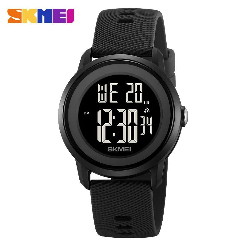 Fashion Digital Watches Waterproof Sports LED Display Wristwatch with Alarm Unisex Watch - BritShade