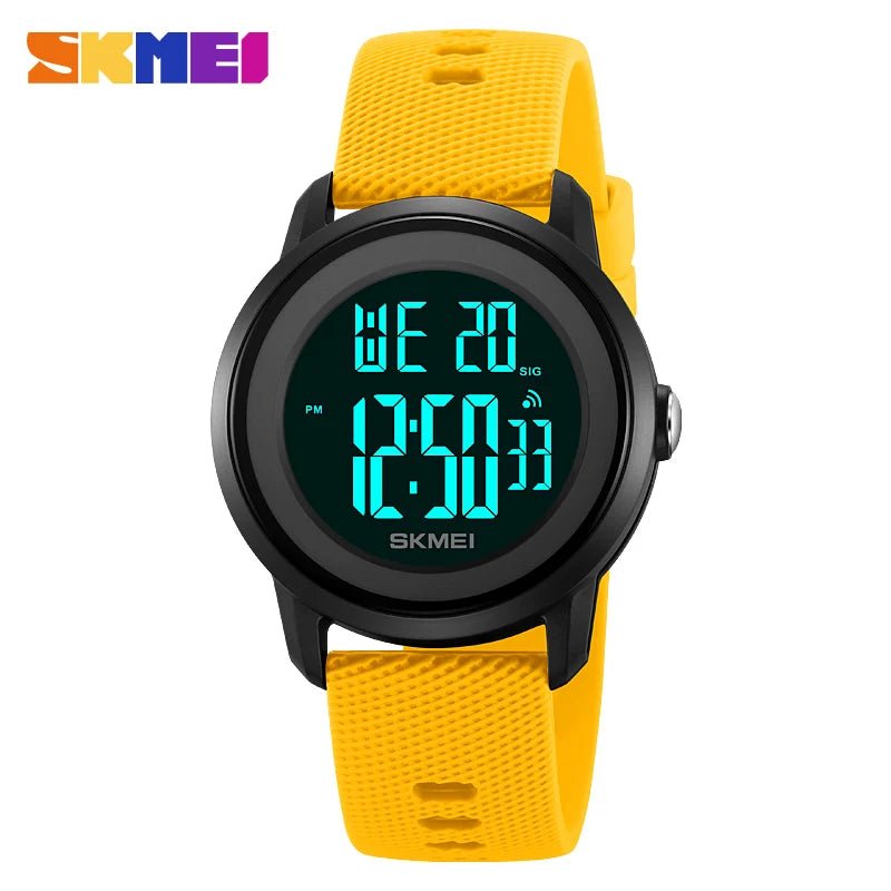 Fashion Digital Watches Waterproof Sports LED Display Wristwatch with Alarm Unisex Watch - BritShade