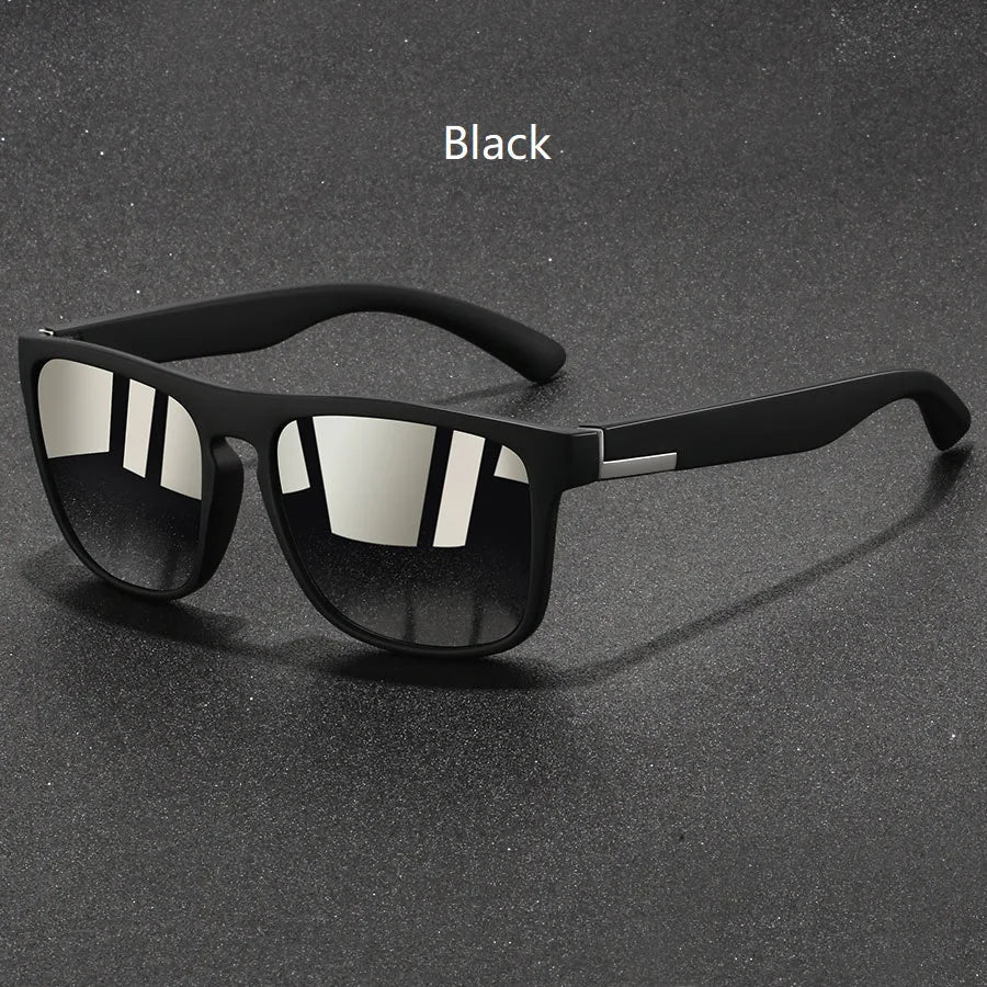 Fashion Vintage Square Sports Sunglasses Men Women - BritShade