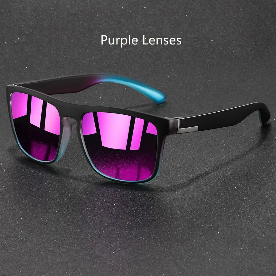 Fashion Vintage Square Sports Sunglasses Men Women - BritShade