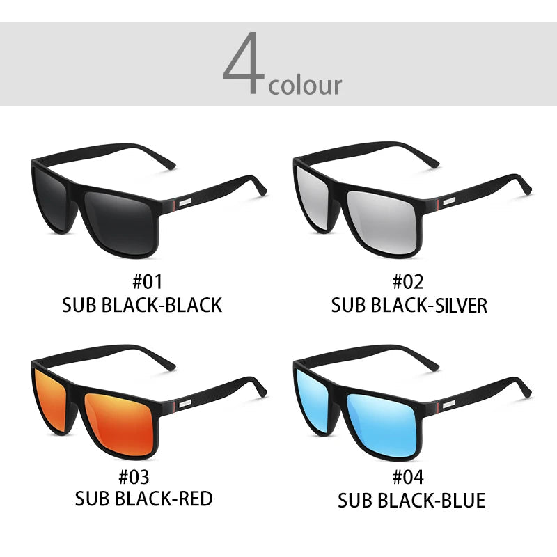 Fashion Vintage Square Sunglasses Men Women Luxury - BritShade