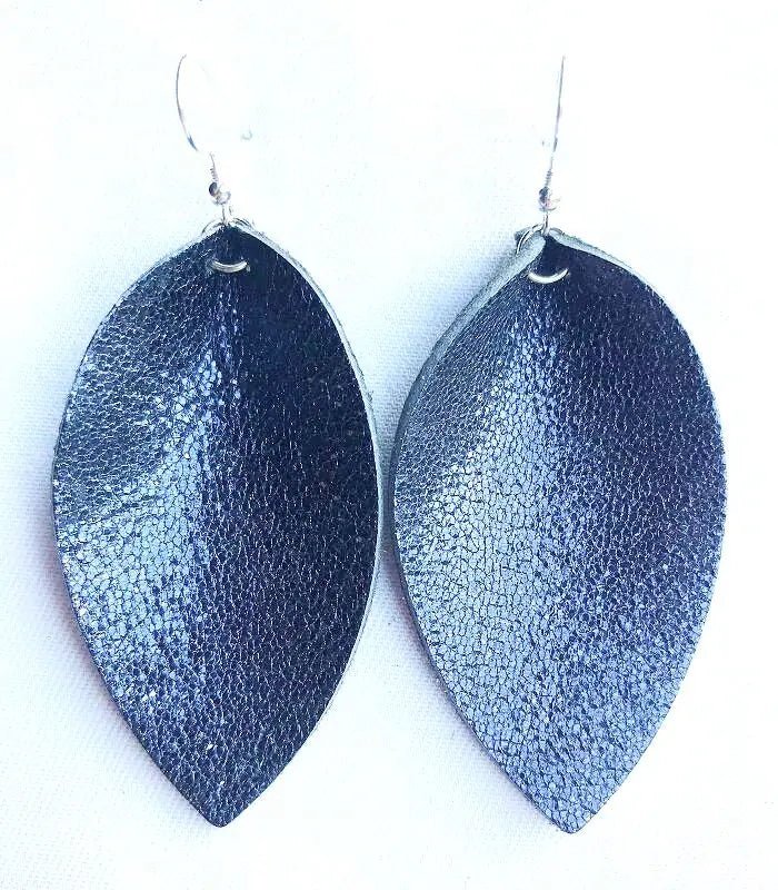 Genuine leather earrings for women - BritShade