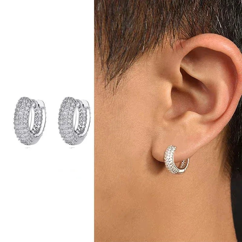 Hoop earrings for men - BritShade