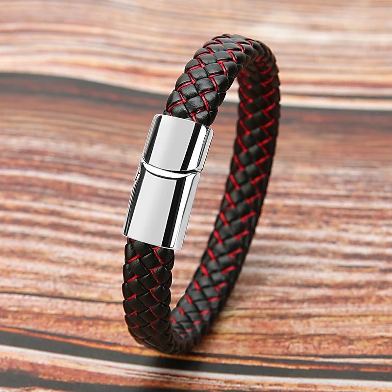 Mibrow 2026 Vintage Braided Leather Bracelet - BritShade