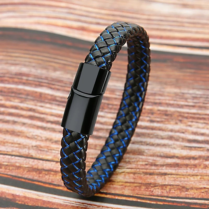 Mibrow 2026 Vintage Braided Leather Bracelet - BritShade