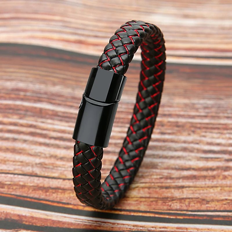 Mibrow 2026 Vintage Braided Leather Bracelet - BritShade