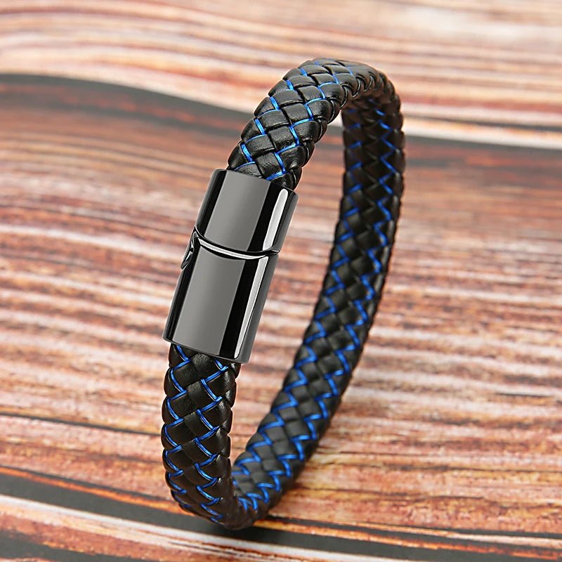 Mibrow 2026 Vintage Braided Leather Bracelet - BritShade