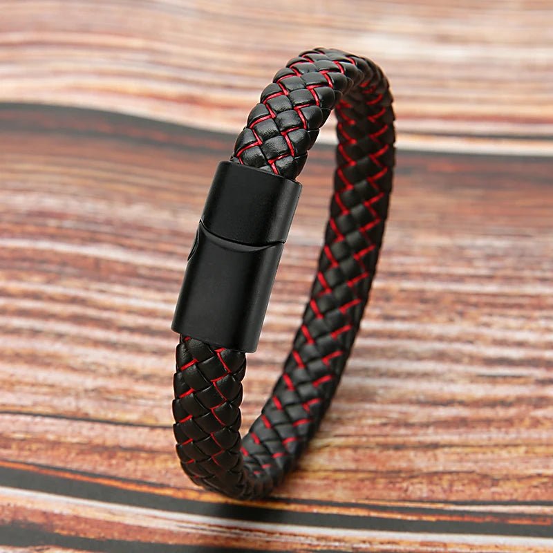 Mibrow 2026 Vintage Braided Leather Bracelet - BritShade