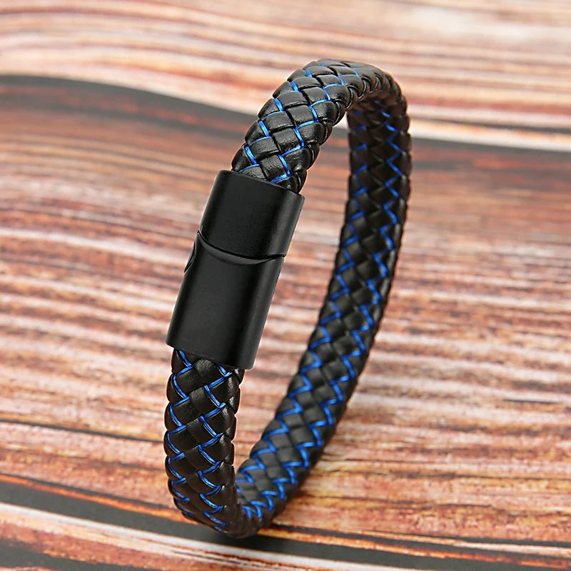 Mibrow 2026 Vintage Braided Leather Bracelet - BritShade