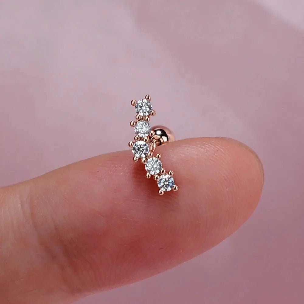 moon leaf earring, helix, tower, 2026 - BritShade