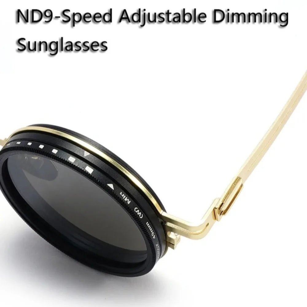 ND2–400 Adjustable Dimming Sunglasses – 9 - Level Polarized UV400 Filter - BritShade