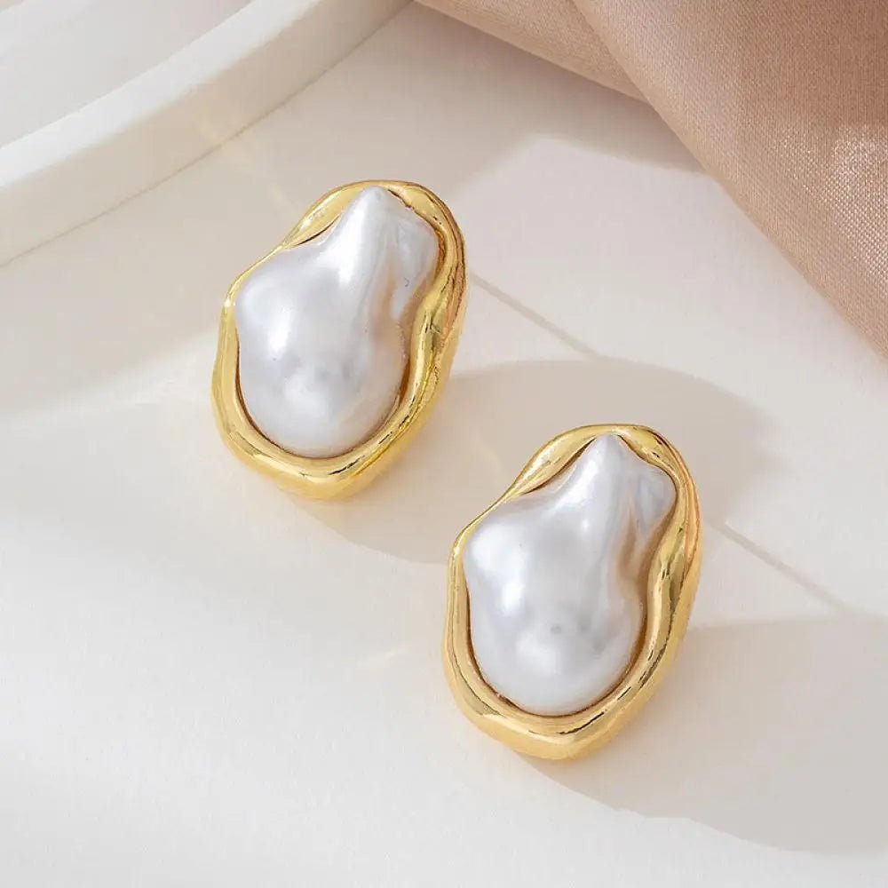 pearl earrings - BritShade