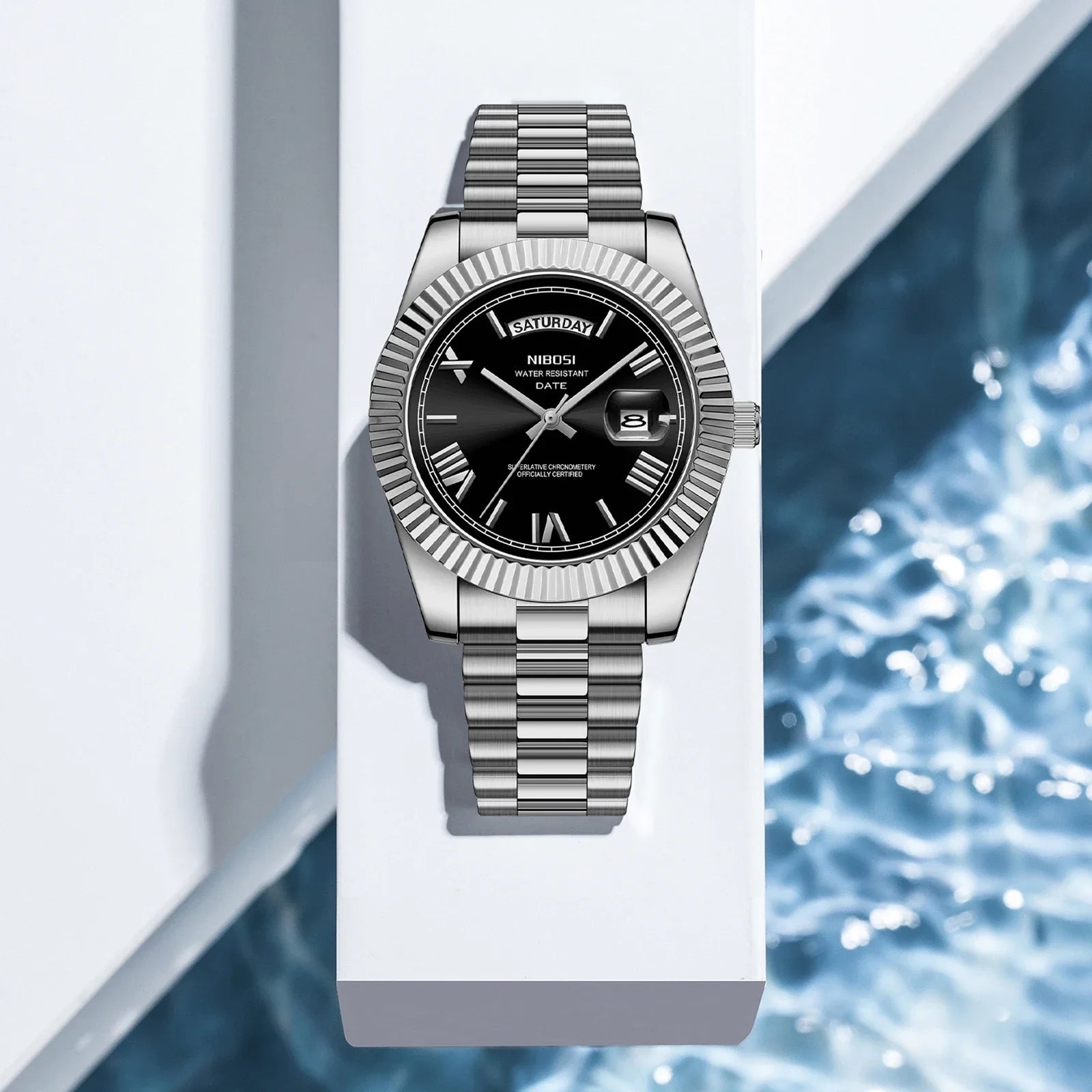 Quartz watches, luxury men's watches with date display and fashionable luminous - BritShade