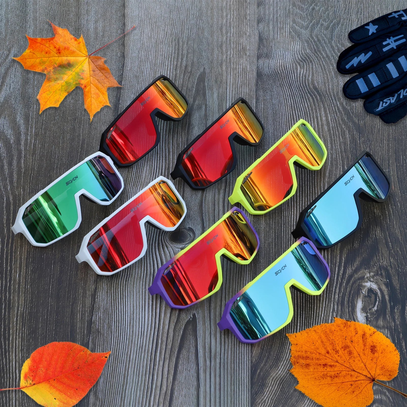 SCVCN Men bicycle Cycling Sunglasses Woman MTB road bike - BritShade