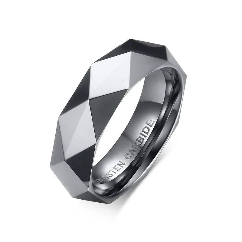 Vnox Men's Tungsten Carbide Wedding Ring - BritShade