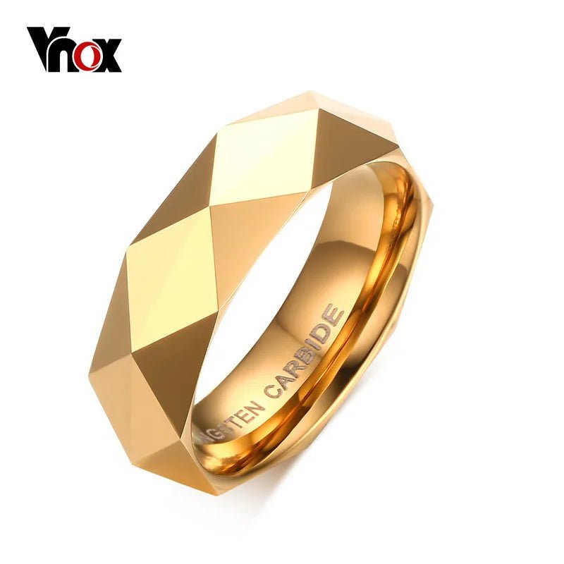Vnox Men's Tungsten Carbide Wedding Ring - BritShade